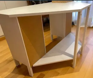 Escritorio esquinero de madera