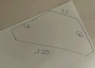 Escritorio esquinero de madera