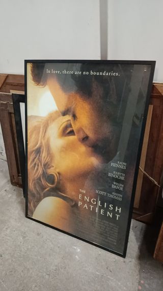 Póster El Paciente Inglés con marco