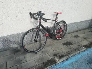 Bicicleta xl Negra y Roja