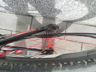 Bicicleta xl Negra y Roja