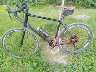 Bicicleta xl Negra y Roja