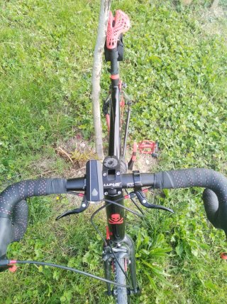 Bicicleta xl Negra y Roja