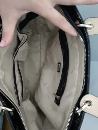 Bolso Guess Original Marrón y Beige