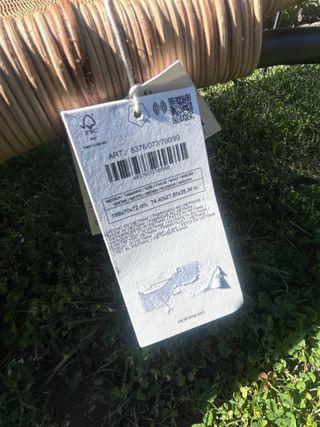 Tumbona Ratan Zara Home Edición Limitada