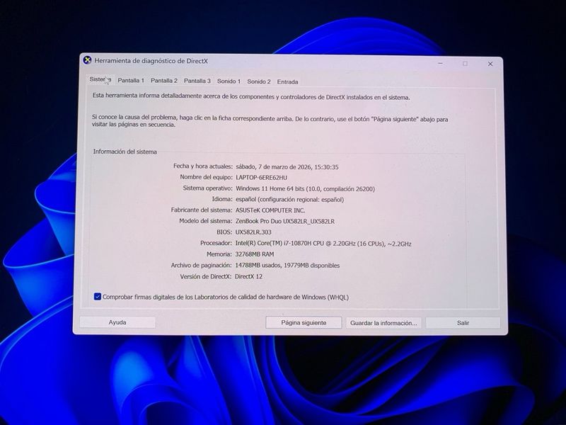 Asus Zenbook Pro Duo RTX 3070 afbeelding 3