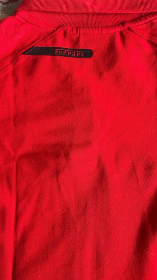 Camiseta Ferrari Mujer Roja Original