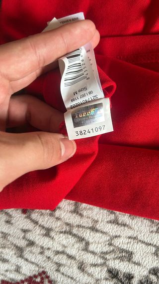 Camiseta Ferrari Mujer Roja Original