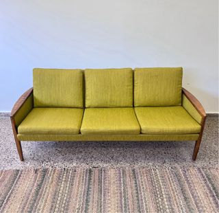 Sofá Danés Hans Olsen palisandro diseño vintage 60