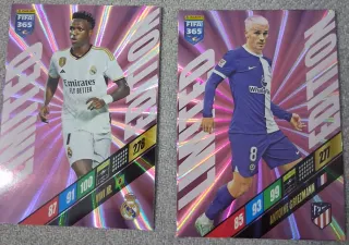 Panini FIFA 365 Vini Jr. y Griezmann