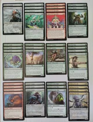 Deck Eldrazi Gruul Swarm Ramp Stompy Pauper MTG