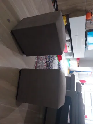 Sofá chaise longue 3 plazas tela