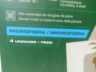 Universales Bolsas Filtro Vellon para  Aspiradora