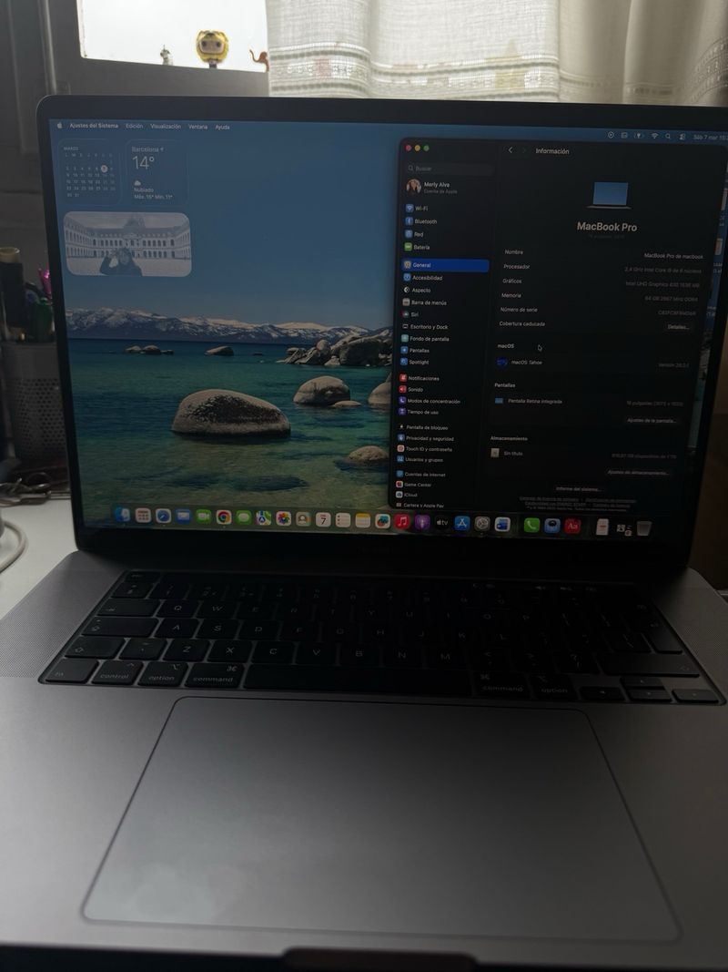 MacBook Pro 16 2019 Gris Espacial afbeelding 2