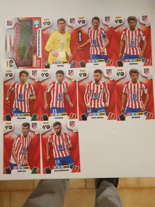 Cartas Adrenalyn 2025/26 Atlético de Madrid