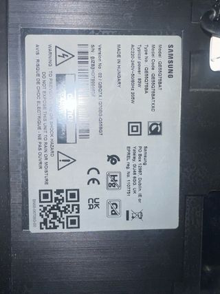 TV Samsung QLED 55 Negro