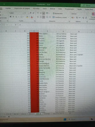 Lote cromos Adrenalyn XL 2024/25