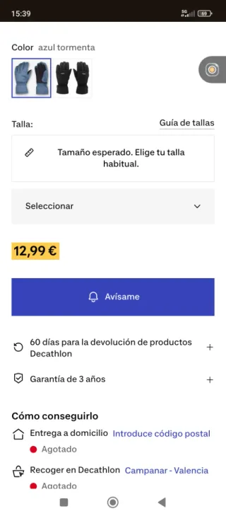 Guantes de Nieve Wedze para Niño