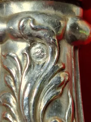 Mango de cordero plata