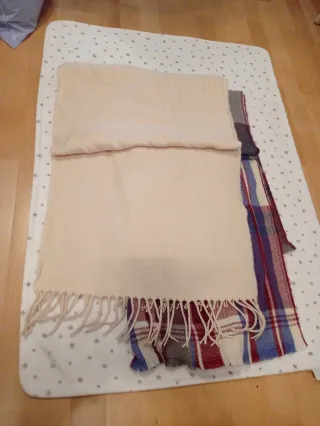 Lote 2 Sciarpe Donna Primark Beige Multicolore