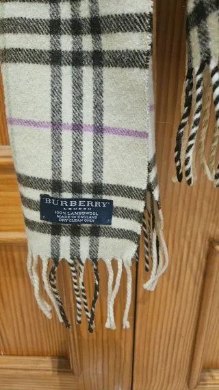 Bufanda Burberry Unisex Original