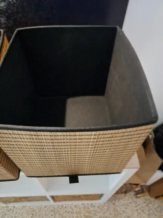 2 Cestas Mimbre Bambú Ikea