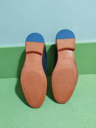 Zapatos de vestir azul