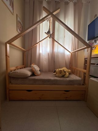 Cama Casa Infantil Madera