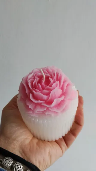 Portagioie Cera Profumata Fiore Rosa
