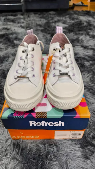 Zapatos Refresh Mujer Blancos y Lila