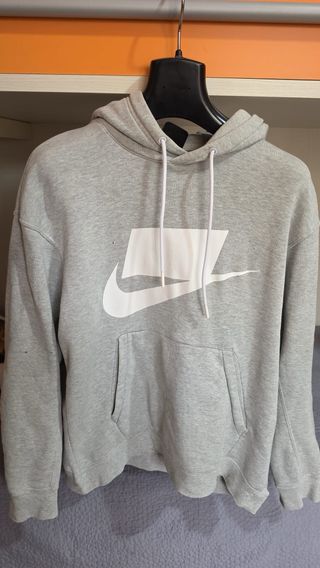 Felpa Nike Grigia con Cappuccio
