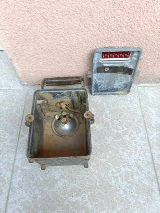 ANTIGÜEDAD  Linterna Ferroviaria WONDER AGRAL