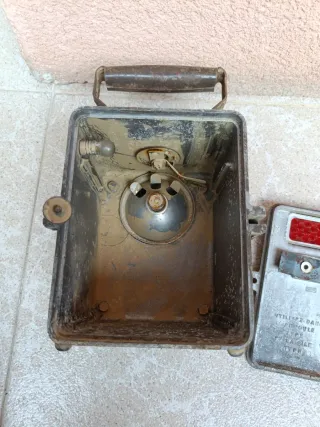 ANTIGÜEDAD  Linterna Ferroviaria WONDER AGRAL