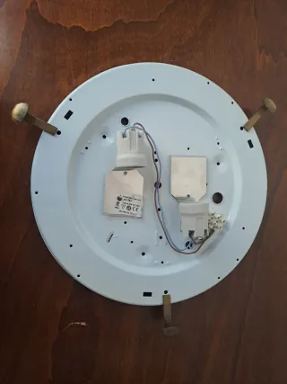 Plafoniera floreale in vetro e metallo