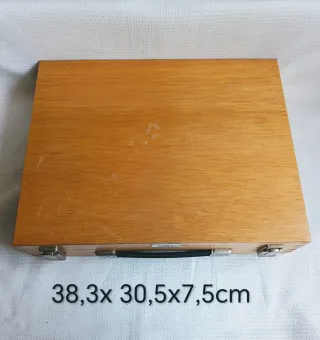 Caja de madera BONFIL para pinturas