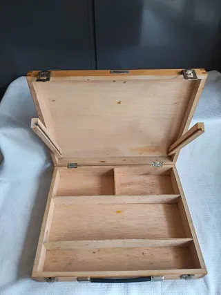 Caja de madera BONFIL para pinturas