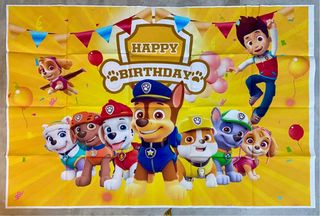 Cartel Cumpleaños Patrulla Canina
