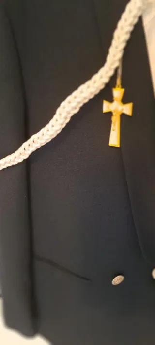 Traje de niño para comunión azul marino