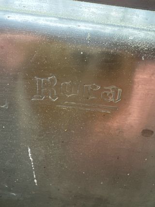 Fregadero doble con estructura aluminio