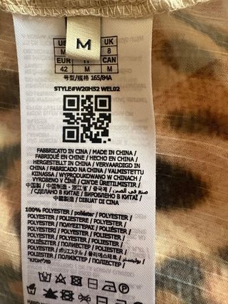 Blusa Guess Leopardo Talla M