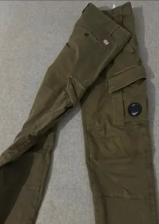 Pantaloni Cargo CP Company Verde Oliva