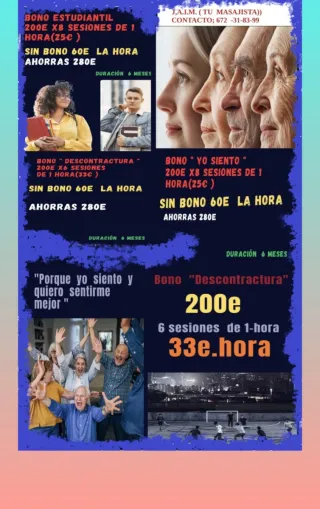 Masajes  , terapias para el bienestar