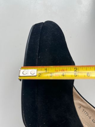 Zapatos Dunhai Negros Talla 40 Terciopelo