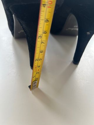 Zapatos Dunhai Negros Talla 40 Terciopelo