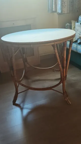 Mesa camilla redonda