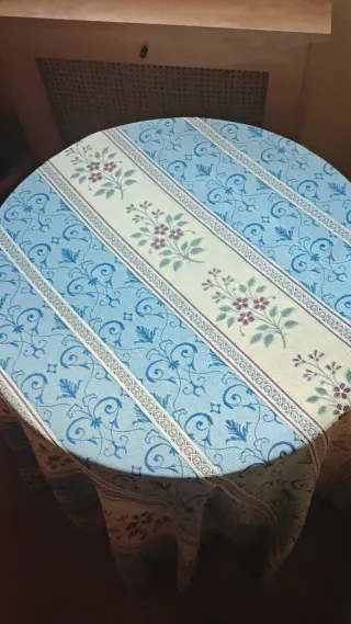 Mesa camilla redonda