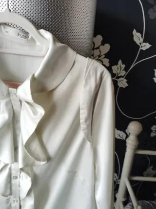 Camisa HOSS T 38 Marfil