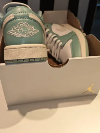 WMNS Air Jordan 1 Low Teal/Blanco
