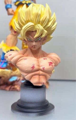 Figura Goku Super Saiyan Base LED 34cm