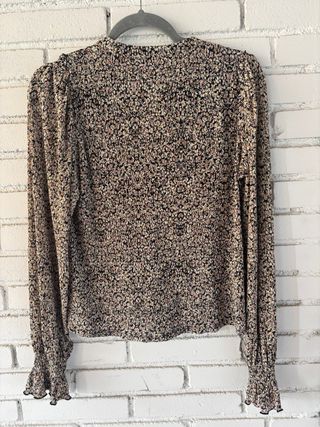 Camisa Mango floral XS